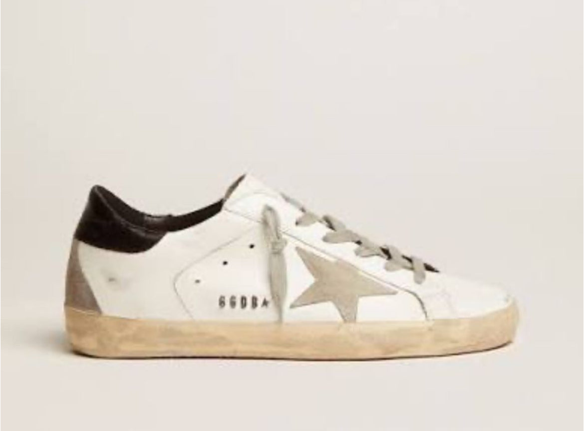 Golden Goose Super star white black