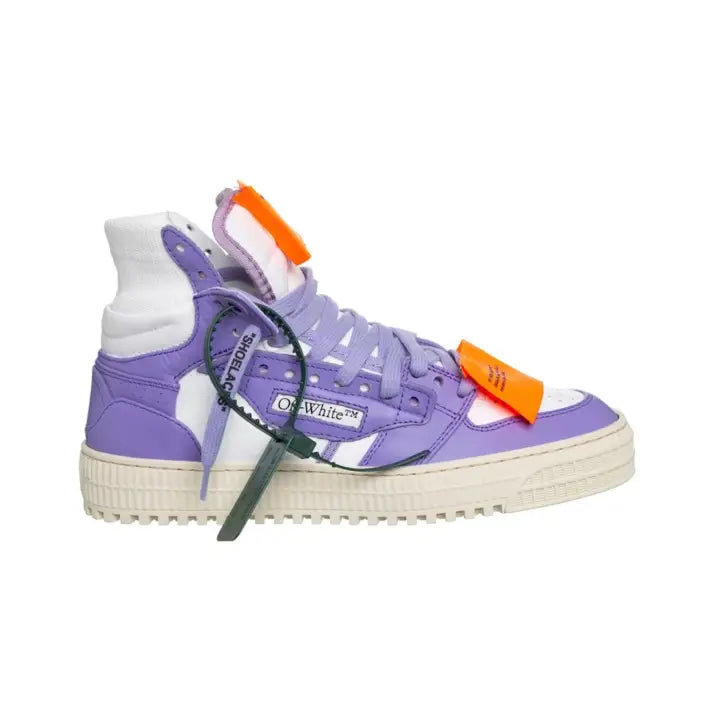 Off White High - Leather White Purple