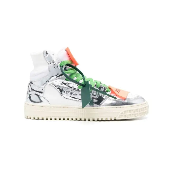 Off White High - White Silver