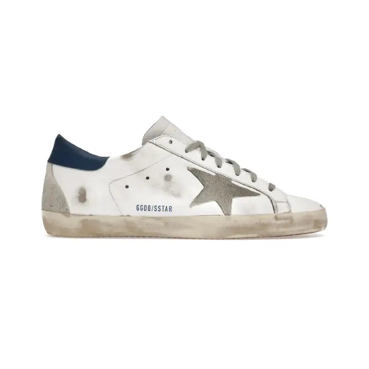 Golden Goose - White Royal Blue